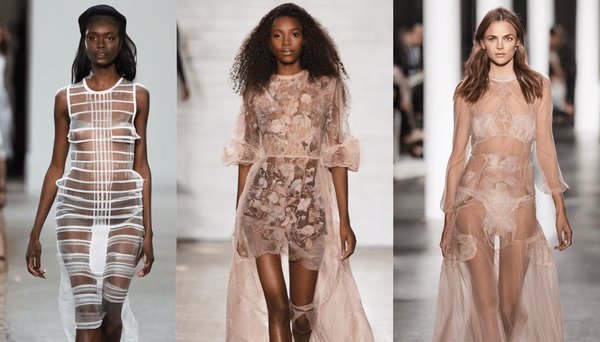 Les meilleures robes transparentes selon chaque événement